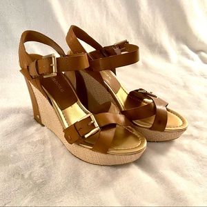 Audrey Brooke Cecilia Wedge Sandals